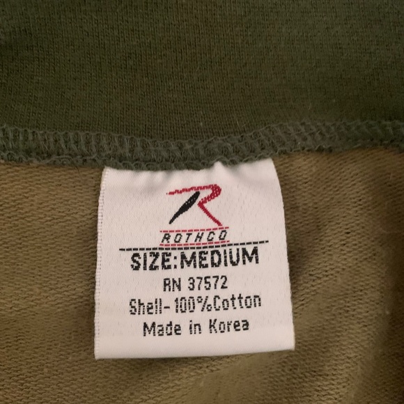 Rothco cropped camouflage sweatshirt - Picture 5 of 6